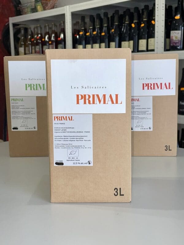 Primal Orange 3L BiB NV - Les Salicaires